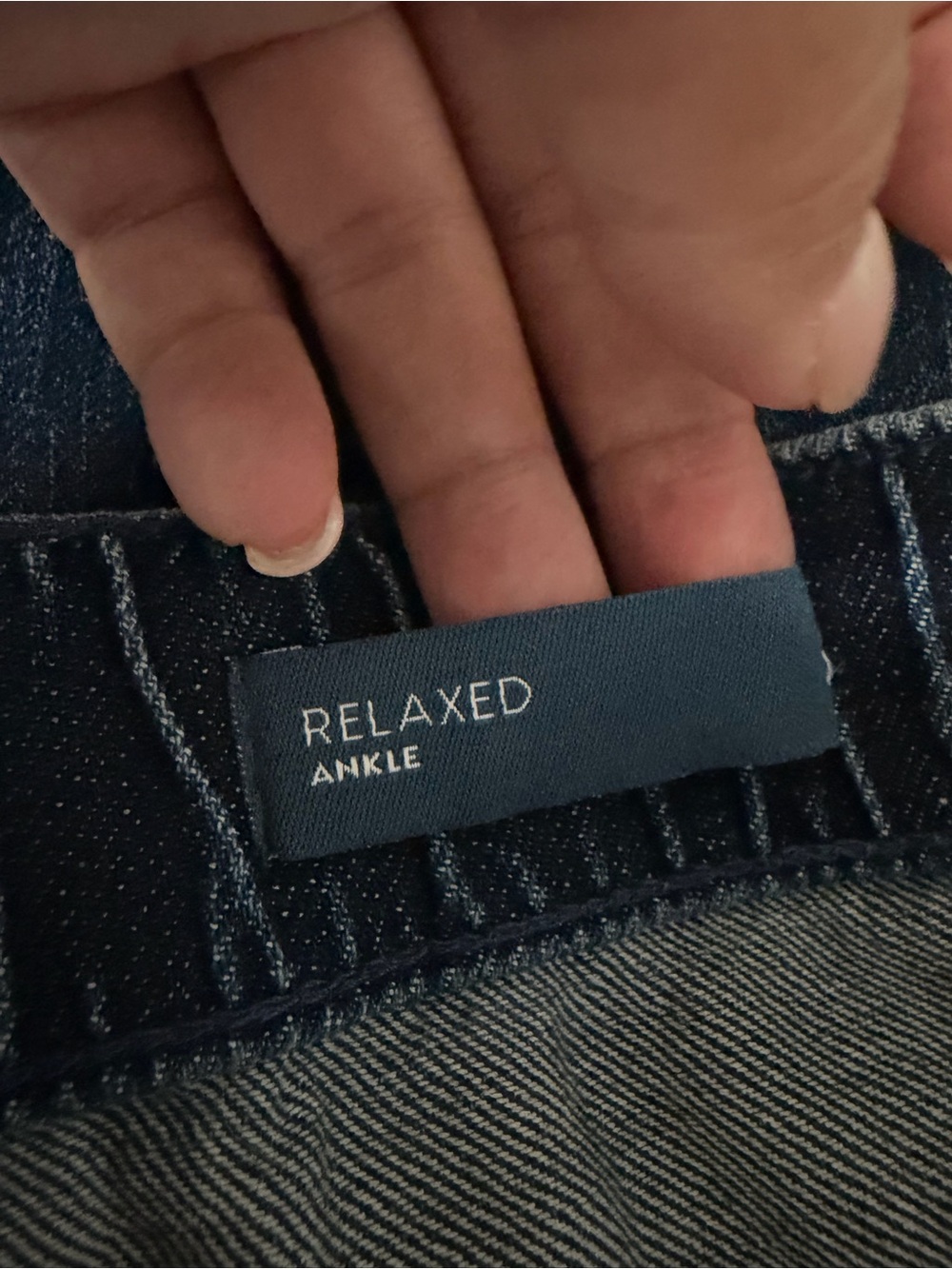 J. Jill Denim Relaxed Ankle Pull On Jean Large Tall Stretch Minimalist Casual - Picture 5 of 9